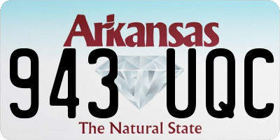 AR license plate 943UQC