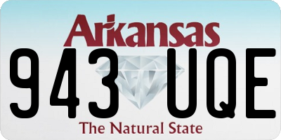 AR license plate 943UQE