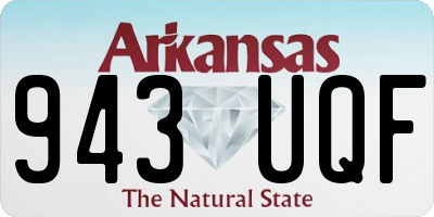 AR license plate 943UQF