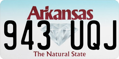 AR license plate 943UQJ