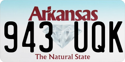 AR license plate 943UQK