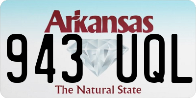 AR license plate 943UQL