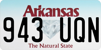 AR license plate 943UQN