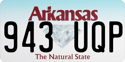 AR license plate 943UQP
