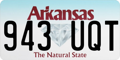 AR license plate 943UQT