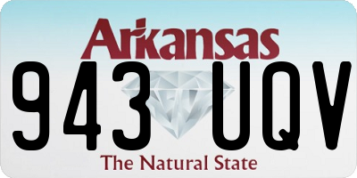 AR license plate 943UQV