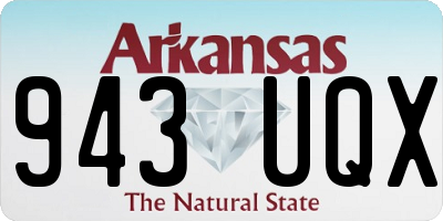 AR license plate 943UQX