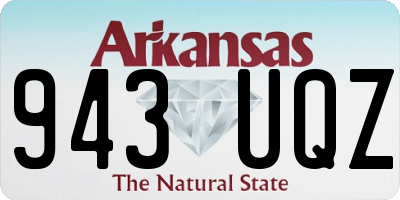 AR license plate 943UQZ