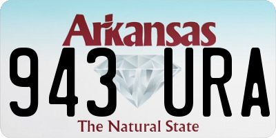 AR license plate 943URA