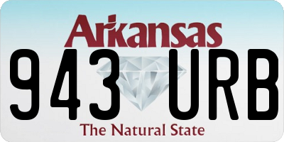 AR license plate 943URB
