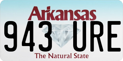 AR license plate 943URE