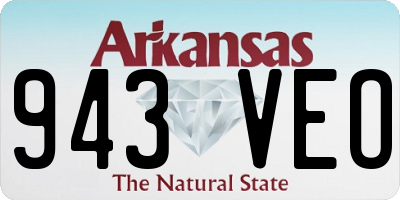 AR license plate 943VEO