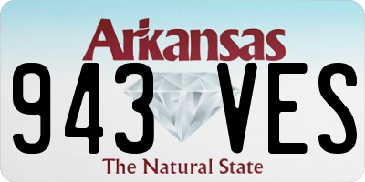 AR license plate 943VES