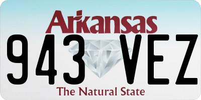 AR license plate 943VEZ