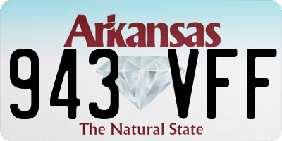 AR license plate 943VFF