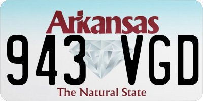 AR license plate 943VGD