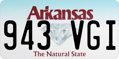 AR license plate 943VGI