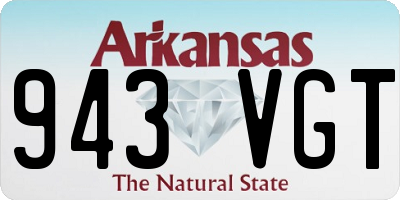 AR license plate 943VGT