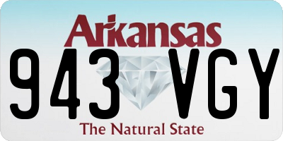 AR license plate 943VGY