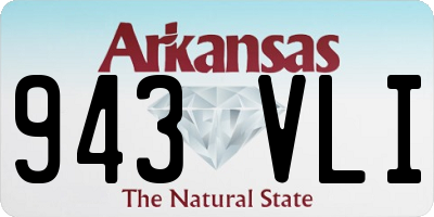AR license plate 943VLI
