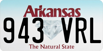 AR license plate 943VRL