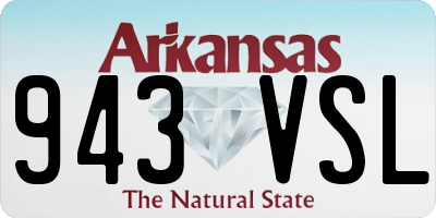 AR license plate 943VSL