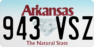 AR license plate 943VSZ