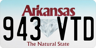 AR license plate 943VTD