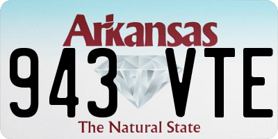 AR license plate 943VTE