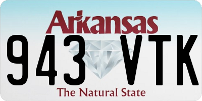 AR license plate 943VTK