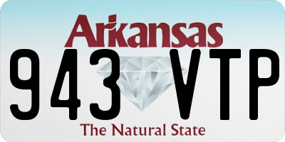 AR license plate 943VTP
