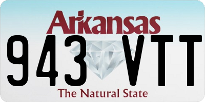 AR license plate 943VTT