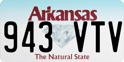 AR license plate 943VTV