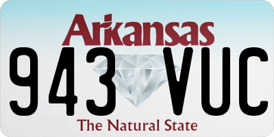 AR license plate 943VUC