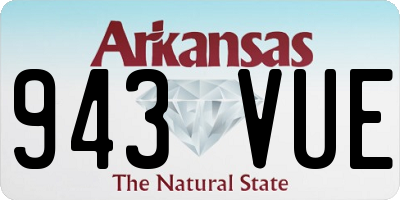 AR license plate 943VUE