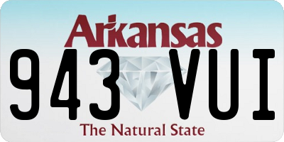 AR license plate 943VUI