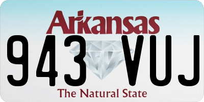 AR license plate 943VUJ