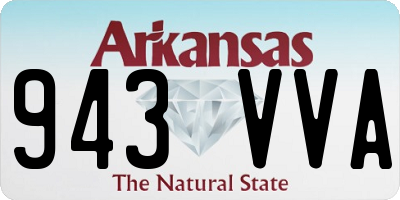AR license plate 943VVA