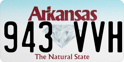 AR license plate 943VVH