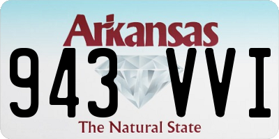 AR license plate 943VVI