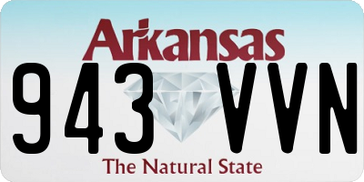 AR license plate 943VVN