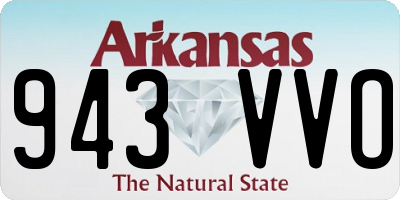 AR license plate 943VVO