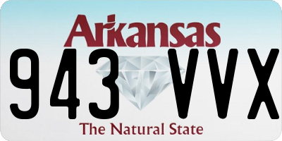 AR license plate 943VVX
