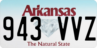 AR license plate 943VVZ
