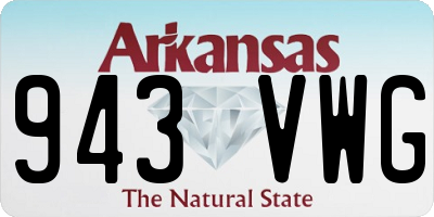 AR license plate 943VWG