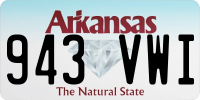 AR license plate 943VWI