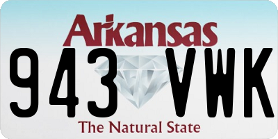 AR license plate 943VWK