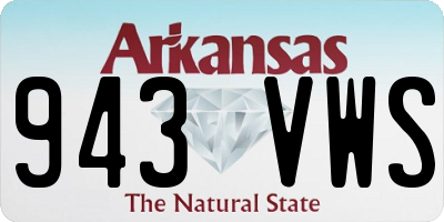 AR license plate 943VWS