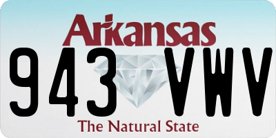 AR license plate 943VWV