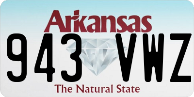 AR license plate 943VWZ